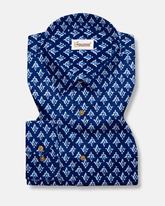 Royal Blue Buti - Jaipuri Crown